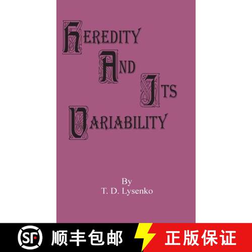 【3-4周达】Heredity and Its Variability [9780898756609]