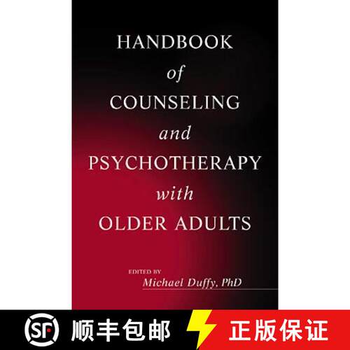 【3-4周达】精装 Handbook Of Counseling And Psychotherapy With Older Adults [Wiley心理学] [9780471254614]