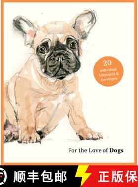 【3-4周达】For the Love of Dogs: 20 Individual Notecards and Envelopes [9781399600149]