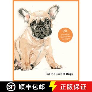 For 9781399600149 Envelopes 4周达 Individual Love the and Notecards Dogs