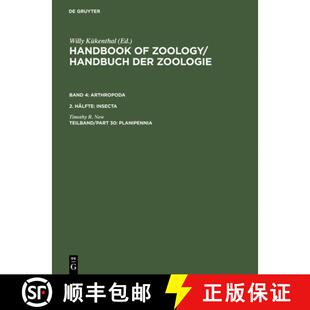 Teilband Handbook der 预订 Part 9783110118872 Zoology Planipennia Handbuch Zoologie