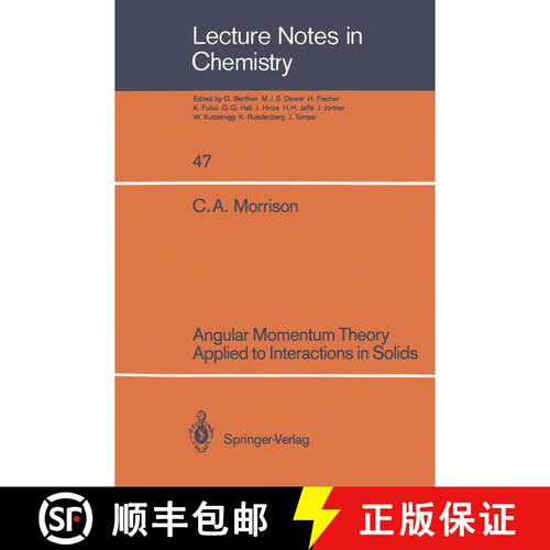【3-4周达】Angular Momentum Theory Applied to Interactions in Solids (Softcover reprint of the origin... [9783540189909]