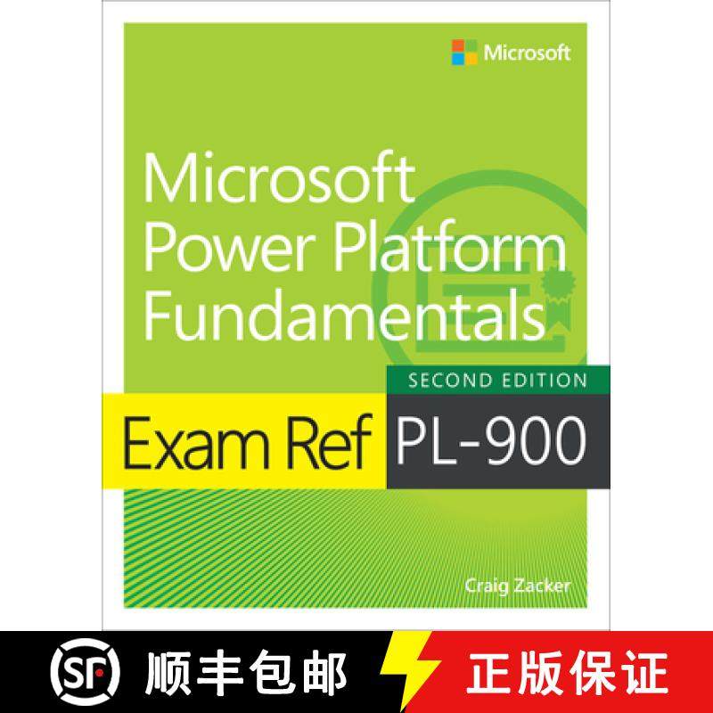 【3-4周达】Exam Ref Pl-900 Microsoft Power Platform Fundamentals [9780137956586]