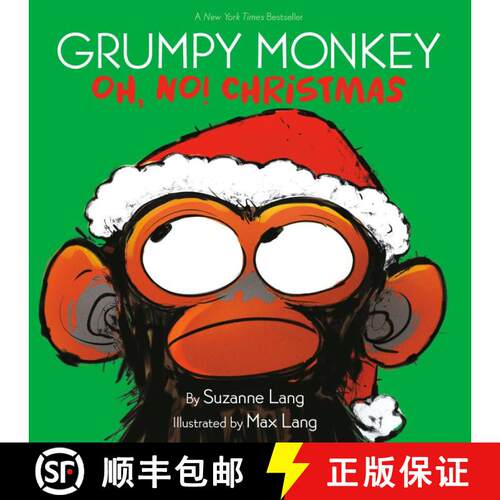 【3-4周达】精装 Grumpy Monkey Oh, No! Christmas [9780593306093]