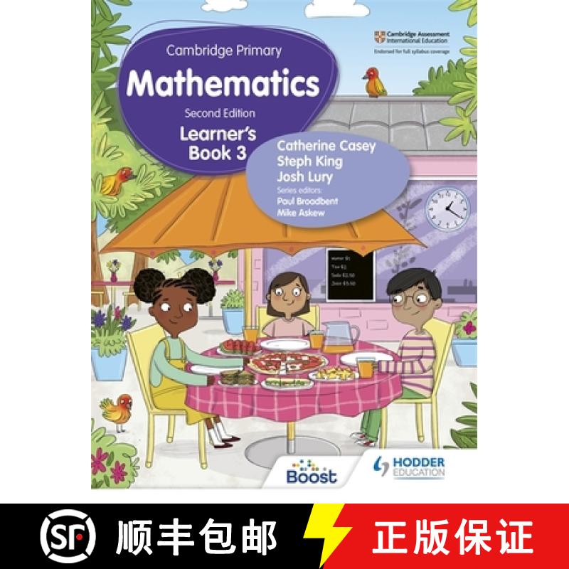 预订 Cambridge Primary Mathematics Learner's Book 3 Second Edition: Hodder Education Group [9781398300989]