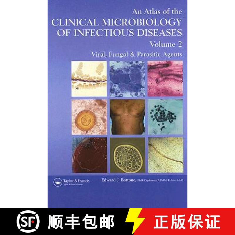 【3-4周达】Atlas of the Clinical Microbiology of Infectious Diseases: Viral, Fungal and Parasitic Age... [9781842142400]