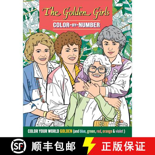 【3-4周达】The Golden Girls Color-by-Number [9781667201801]
