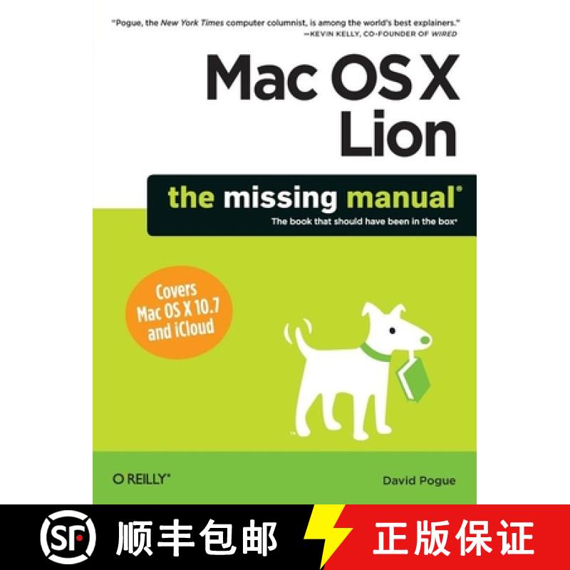【3-4周达】Mac OS X Lion: The Missing Manual [9781449397494]