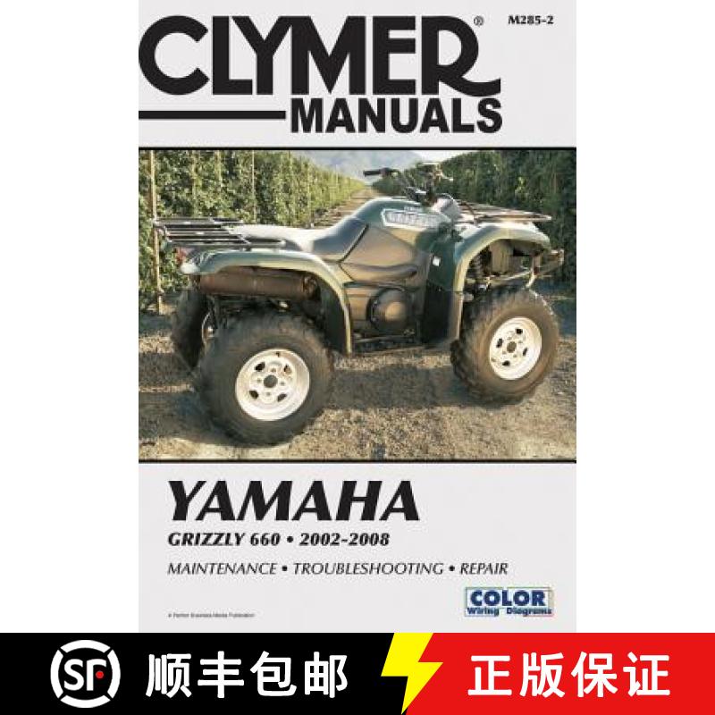 【3-4周达】Clymer Yamaha Grizzly 660 2002-20 [9781599693057]