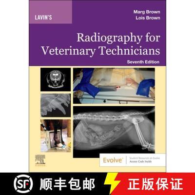 【3-4周达】Lavin's Radiography for Veterinary Technicians [9780323763707]
