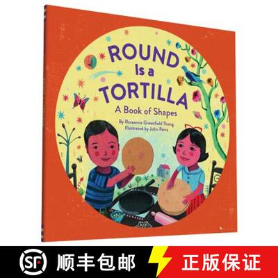 【3-4周达】Round Is a Tortilla: A Book of Shapes [9781452145686]