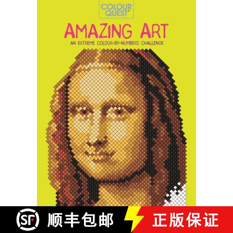 【3-4周达】Colour Quest (R): Amazing Art: An Extreme Colour by Numbers Challenge [9781789292862]