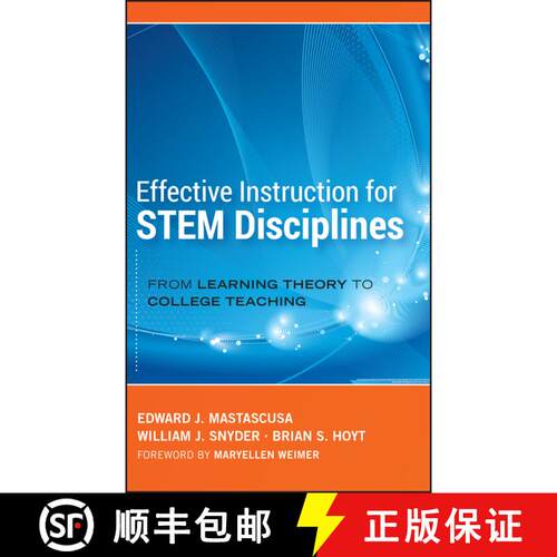 【3-4周达】精装 Effective Instruction For Stem Disciplines: From Learning Theory To College Teaching ... [9780470474457]