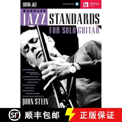 【3-4周达】Berklee Jazz Standards for Solo Guitar: Berklee Jazz Standards For Solo Guitar (Book/Onlin... [9780876391365]