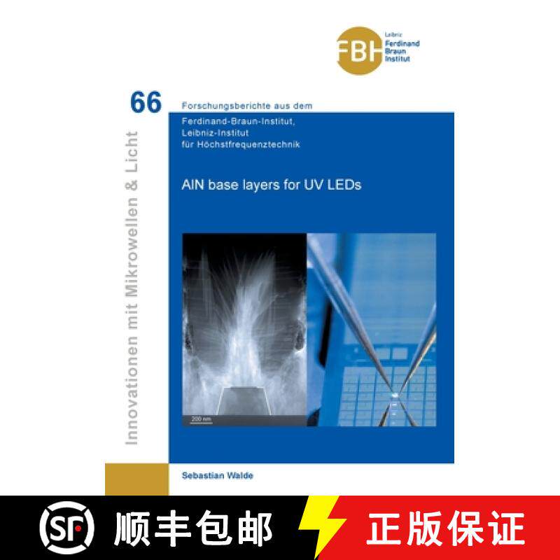 【3-4周达】AlN base layers for UV LEDs [9783736974517]