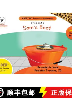 【3-4周达】C-DER (Cheetah Decodable & Early Readers) Set 5, Book 41, Sam's Boat [9798330334254]