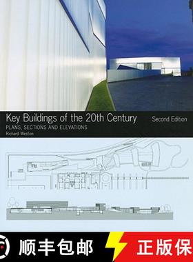 【3-4周达】Key Buildings of the 20th Century: Plans, Sections and Elevations [With CDROM] [9780393733112]