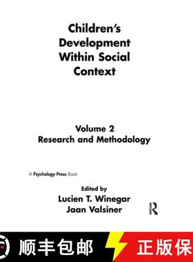 【3-4周达】Children's Development Within Social Context: Volume I: Metatheory and Theory:volume Ii: R... [9780805808643]