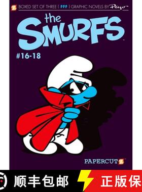 【3-4周达】Smurfs Graphic Novels Boxed Set: Vol. #16-18, The [9781629911670]