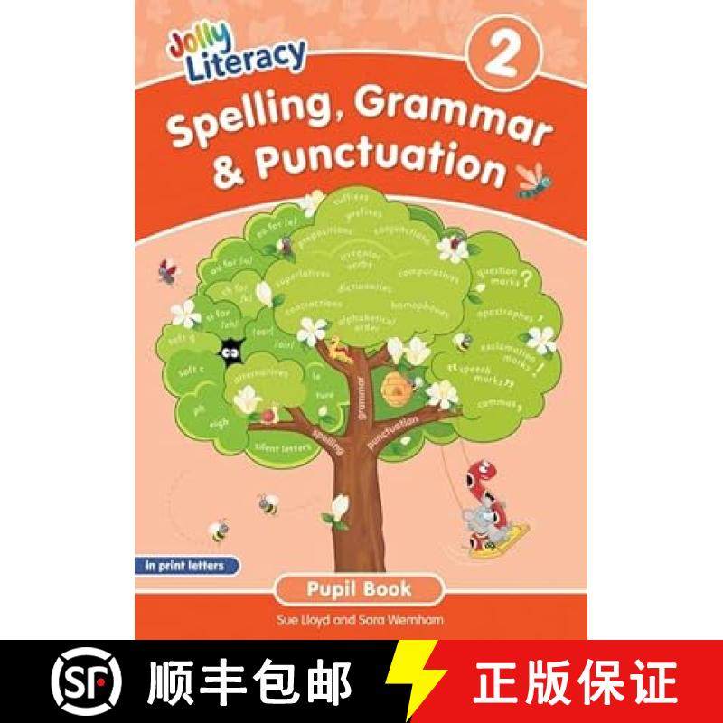 【3-4周达】Spelling, Grammar & Punctuation Pupil Book 2: In Print Letters (British English edition) [9781835821961]