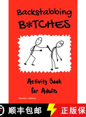 【3-4周达】Backstabbing B*tches: Activity Book for Adults [9781733153447]