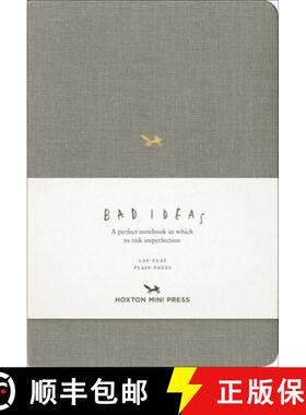 【3-4周达】A Notebook for Bad Ideas (Grey/Unlined): A Perfect Notebook in Which to Risk Imperfection [9781910566657]