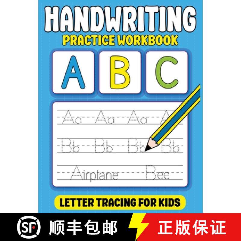 预订 Handwriting Practice Workbook: Letter Tracing for Kids with Pen Control, Line Tracing, Alphabets... [9789693992663]