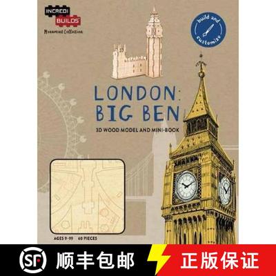 【3-4周达】IncrediBuilds Monument Collection: London: Big Ben [9781682981887]