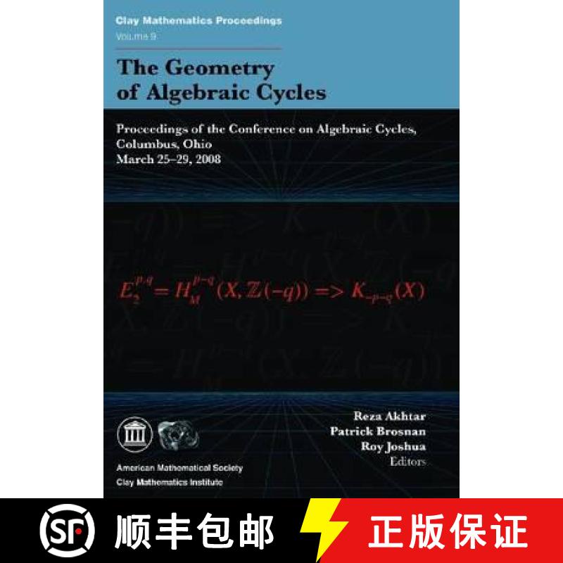 【3-4周达】Geometry of Algebraic Cycles: Proceedings of the Conference on Algebraic Cycles, Columbus,... [9780821851913]
