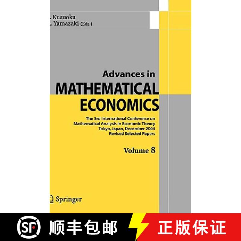 【3-4周达】Advances in Mathematical Economics Volume 8 [9784431308980]