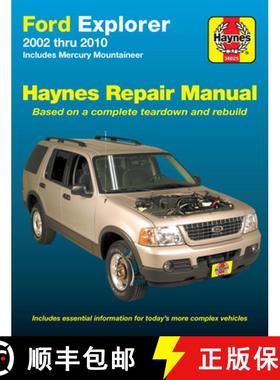 【3-4周达】Ford Explorer & Mercury Mountaineer 2002 Thru 2010 Haynes Repair Manual: Includes Mercury ... [9781563928116]