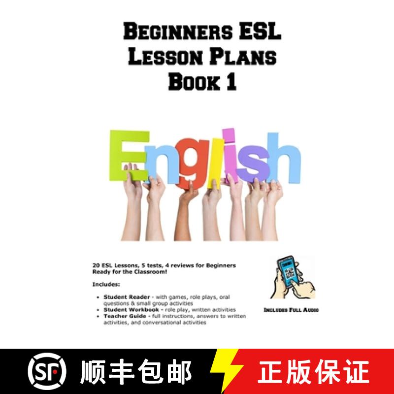 【2-3周达】Beginners ESL Lesson Plans [9781772454086]