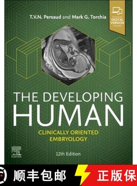 【3-4周达】The Developing Human: Clinically Oriented Embryology [9780443116988]