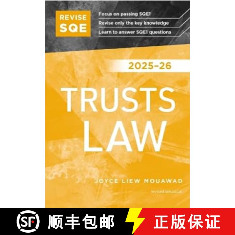 【2-3周达】Revise SQE Trusts Law 2025/26: SQE1 Revision Guide [9781917183536]