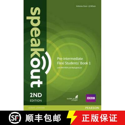 【3-4周达】Speakout Pre-Intermediate 2nd Edition Flexi Students' Book 1 with MyEnglishLab Pack [9781292160986]