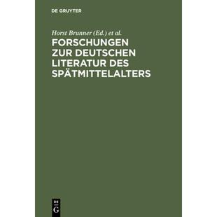 Johannes 9783484108561 Janota Literatur Zur Des Festschrift Spätmittelalters Für 预订 Forschungen Deutschen