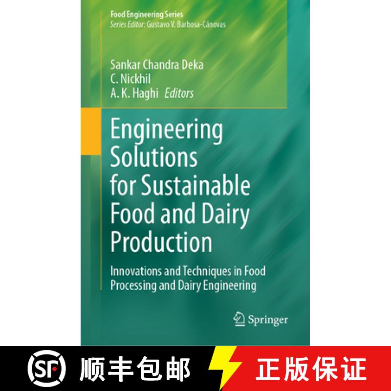 【3-4周达】Engineering Solutions for Sustainable Food and Dairy Production : Innovations and Techniqu... [9783031758331]