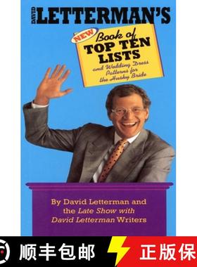 【3-4周达】David Letterman's New Book of Top Ten Lists: and Wedding Dress Patterns for the Husky Bride [9780553763584]