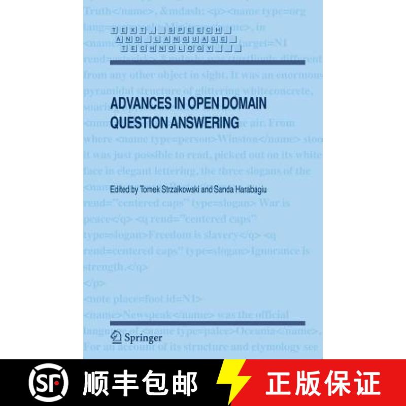 【3-4周达】Advances in Open Domain Question Answering [9781402047459]