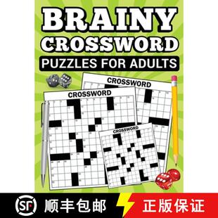 Brainy Crossword Puzzles Adults 4周达 for 9798869086822