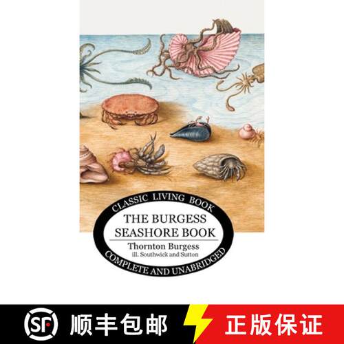 【3-4周达】精装 The Burgess Seashore Book for Children in color [9781922634610]