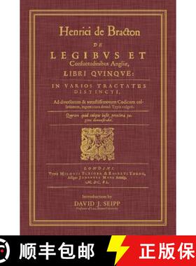 预订 de Legibus Et Consuetudinibus Angliae, Libri Quinque [9781584779346]