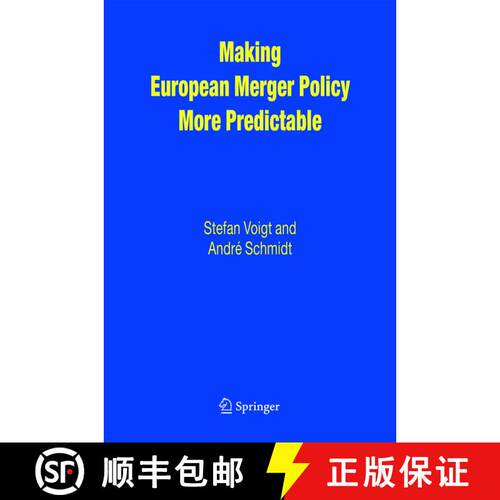【3-4周达】精装 Making European Merger Policy More Predictable [9781402030895]
