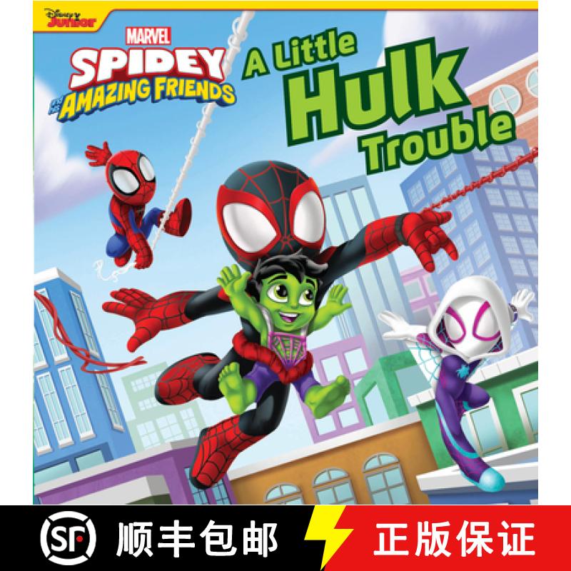 【3-4周达】Spidey and His Amazing Friends: A Little Hulk Trouble [9781368084819]