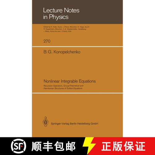 【3-4周达】Nonlinear Integrable Equations : Recursion Operators, Group-Theoretical and Hamiltonian St... [9783662136102]