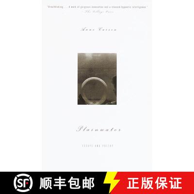 【3-4周达】Plainwater: Essays and Poetry [9780375708428]
