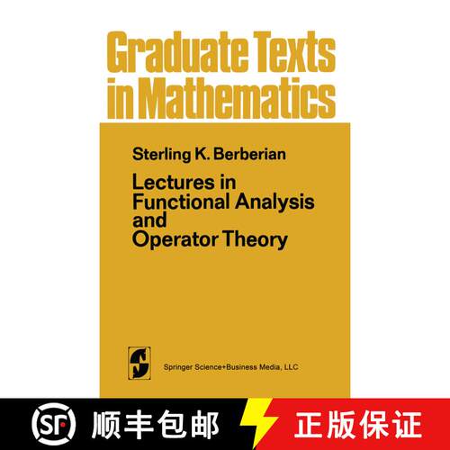 【3-4周达】Lectures in Functional Analysis and Operator Theory (Softcover reprint of the original 1st... [9780387900810]