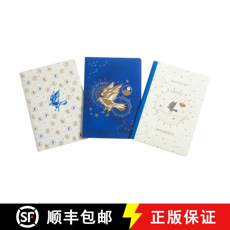 【3-4周达】Harry Potter: Ravenclaw Constellation Sewn Notebook Collection (Set of 3) [9781647220815]