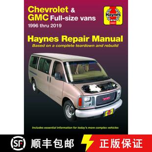 Full Repair Size GMC Chevrolet Manual Haynes Vans Based... Thru 2019 4周达 9781620923771 1996
