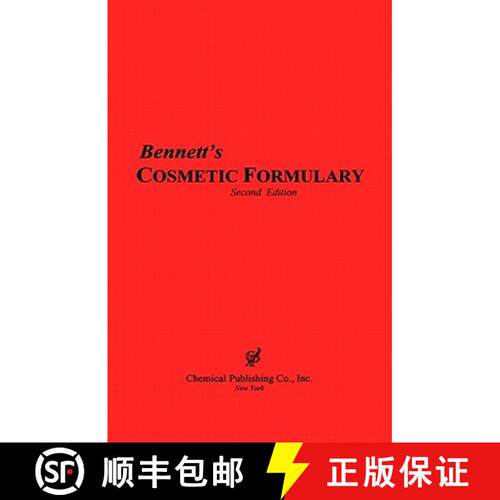 【3-4周达】精装 Bennett's Cosmetic Formulary [9780820603407]